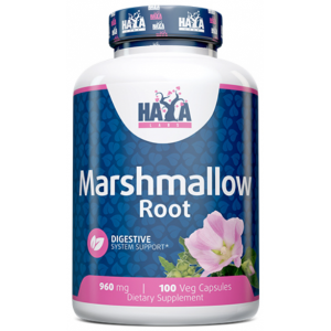 Корінь алтея, HAYA LABS, Marshmallow Root 960 мг - 100 веган капс
