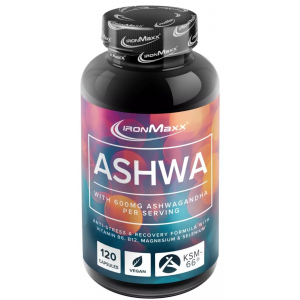 Ашваганда с витаминами и минералами, IronMaxx, Ashwagandha - 120 капс