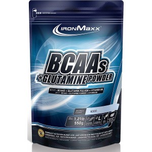 ВСАА з глютаміном, IronMaxx, BCAAs + Glutamine Powder - 550 г