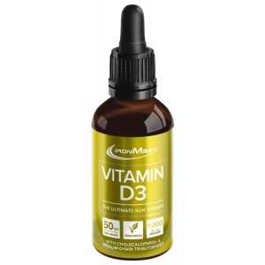 Витамин Д3 1000 МЕ (жидкая форма), IronMaxx, Vitamin D3 - 50 мл