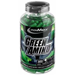 Растительные аминокислоты, IronMaxx, Green Amino - 300 капс 