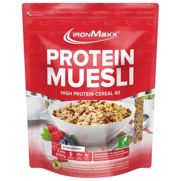 Протеїнові мюслі, IronMaxx, Protein Müsli - 2 кг