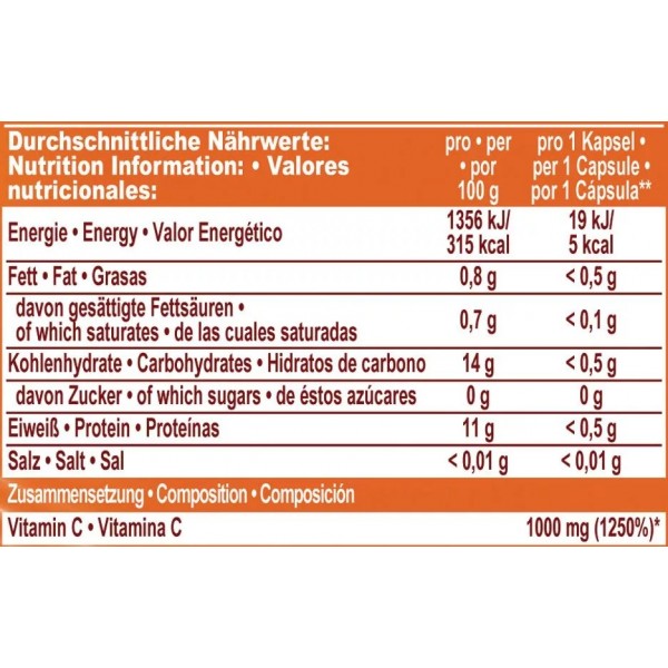Вітамін С, IronMaxx, Vitamin C 1000 - 100 капс