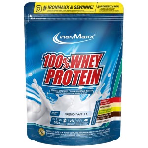 Сироватковий концентрат, IronMaxx, 100% Whey Protein - 500 г