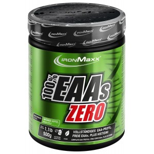 Незаменимые аминокислоты, IronMaxx, 100% EAAs Zero - 500 г