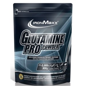 Глютамін, IronMaxx, Glutamine Pro Powder - 300 г