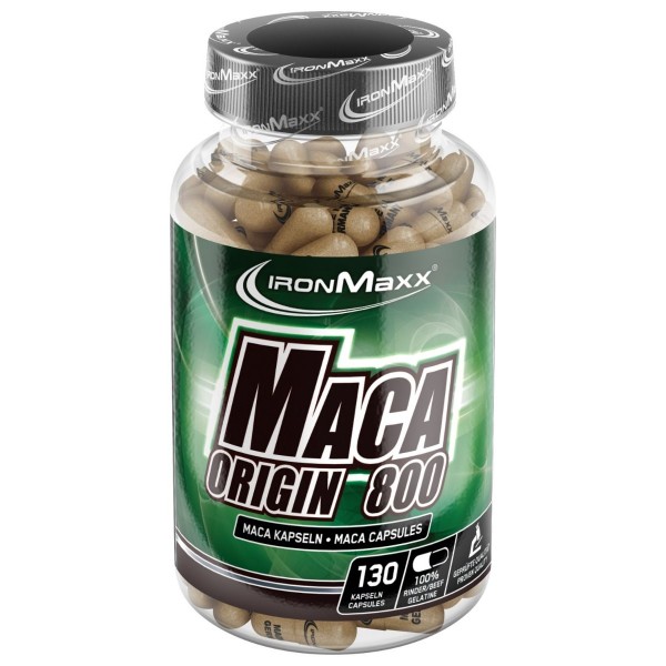 Мака перуанская, IronMaxx, Maca Origin 800 - 130 капс