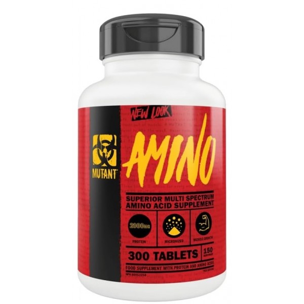 Амінокислоти для відновлення, Mutant, Amino - 300 таб