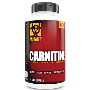Л-карнітин для спалення жиру, Mutant, L-Carnitine - 90 капс