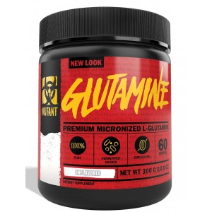 Глютамін амінокислота, Mutant, L-Glutamine - 300 г