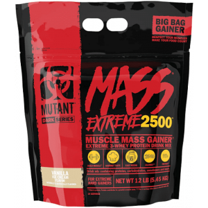 Гейнер без цукру, Mutant, Mass Xxxtreme 2500 - 5,45 кг - Ваніль