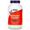 Соняшниковий лецитин, NOW Foods, Sunflower Lecithin 1200 мг - 200 гель капс