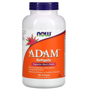 Комплекс вітамінно-мінеральний для чоловіків, NOW, Adam Male Multi - 180 гель капс