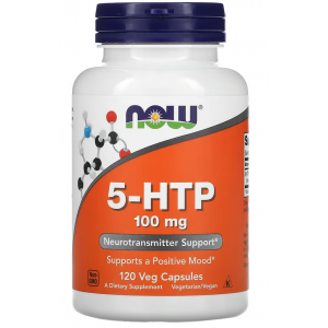 5-Гідрокситриптофан, NOW, 5-HTP 100 мг