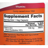  Витамин B6 (в виде гидрохлорида пиридоксина), NOW, B-6 100 мг - 100 веган капс