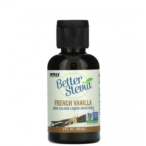 Подсластитель натуральный, NOW, Better Stevia Liquid Sweetener - 60 мл