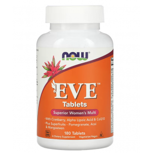 Комплексные витамины для женщин, NOW, Eve Women's Multi - 180 таб