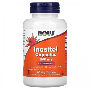 Інозітол 500 мг, NOW, Inositol 500 мг - 100 веган капс