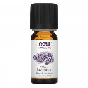 Лавандова олія (органічна ефірна олія), NOW, Lavender Oil - 10 мл