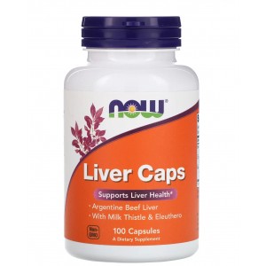 Комплекс для підримки здоров'я печінки, NOW, Liver Caps - 100 капс