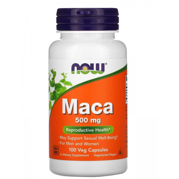 Мака Перуанська (корінь), NOW, Maca 500 мг 