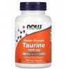 Л-Таурин в двойной концентрации, NOW, Taurine 1000 мг - 100 веган капс