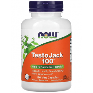 Комплекс дял підвищення тестостерону і чоловічого здоров'я, NOW, TestoJack 100 