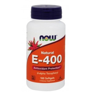 Вітамін Е (д-aльфа-токоферол), NOW, Vitamin E-400 NOW 