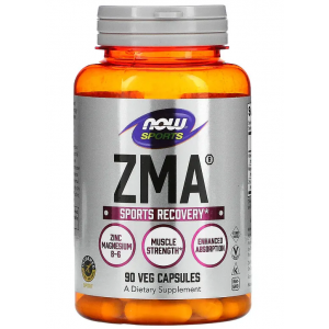 ЗМА (Цинк, Магний, Витамин В6), NOW, ZMA 800 мг - 90 капс