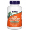 Цинк (Бисглицинат) + Масло из семян тыквы, NOW, Zinc Glycinate 30 мг - 120 гель капс