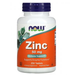 Цинк Глюконат, NOW, Zinc Gluconate - 50 мг