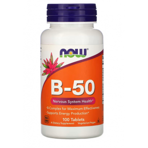 Вітаміни групи B, NOW , B-50 