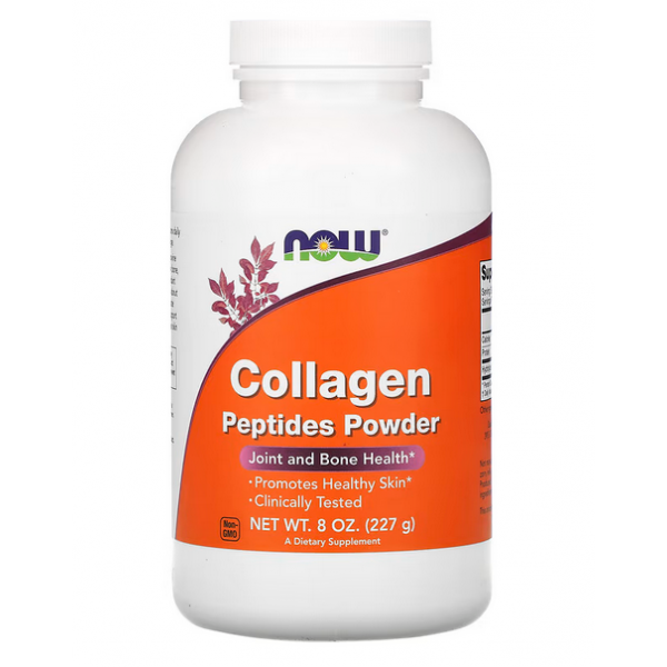 Колаген пептидний, NOW, Collagen Peptides Powder - 227 г