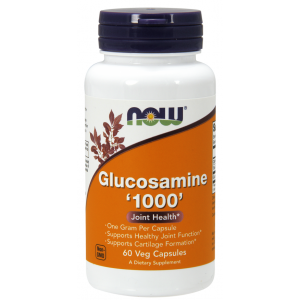 Глюкозамин гидрохлорид, NOW , Glucosamine 1000 мг - 60 капс