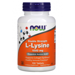 Л-Лизин, NOW, L-Lysine 1000 мг