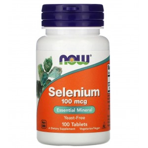 Селен (минерал), NOW, Selenium 100 мкг