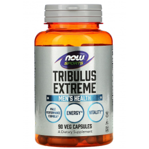 Комплекс для повышения тестостерона на основе трибулуса, NOW, Tribulus Extreme - 90 веган капс
