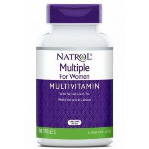 Комплекс вітамінів і мінералів для жінок, Natrol, Multiple for Women Multivitamin - 90 таб