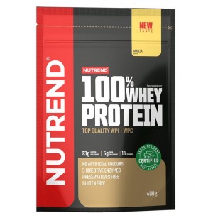 Сироватковий протеїн концентрат, Nutrend, 100% Whey Protein - 400 г