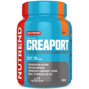 Креатин с углеводами и аминокислотами, Nutrend, Creaport - 600 г 