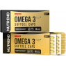 Омега 3 з додаванням вітаміну Д3, Nutrend, Omega 3 Plus - 120 гель капс