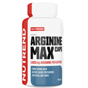 Амінокислота L-Аргінін 1000 мг, Nutrend, Arginine Max - 90 капс