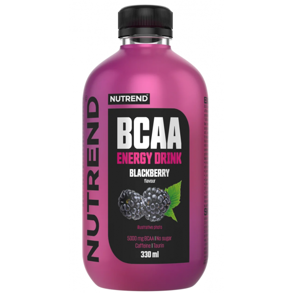 Напиток ВСАА с кофеином, таурином и витаминами, Nutrend, BCAA Energy Drink - 330 мл