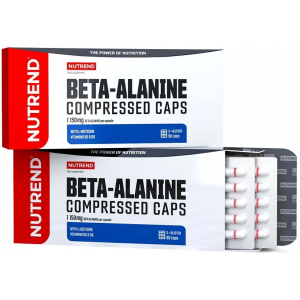 Бета-Аланин + Гистидин с витаминами В5,В6, Nutrend, Beta Alanine - 90 капс