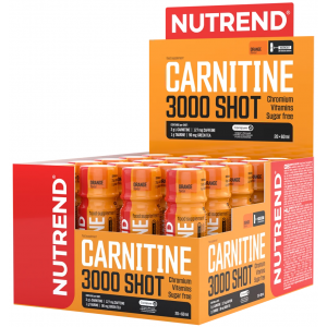 Л-Карнитин шот з Кофеином и Таурином, Nutrend, Carnitine 3000 - 60 мл