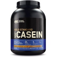 Казеиновый протеин, Optimum Nutrition, 100% Gold Standard Casein - 1,81 кг - Шоколад - Арахисовоя паста