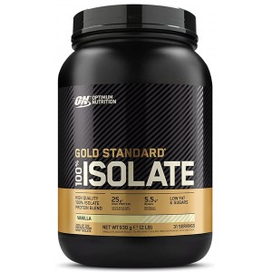 Сывороточный протеин изолят, Optimum Nutrition, 100% Isolate - 736 г
