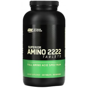 Смесь аминокислот, Optimum Nutrition, Superior Amino 2222 Tabs - 320 таб