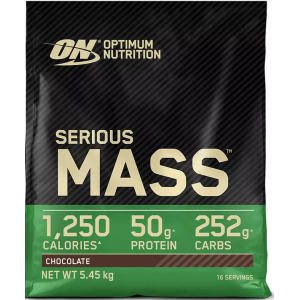 Багатокомпонентний гейнер, Optimum Nutrition, Serious Mass EU - 5,45 кг - Шоколад 