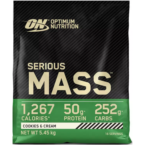 Многокомпонентный гейнер, Optimum Nutrition, Serious Mass EU - 5,45 кг